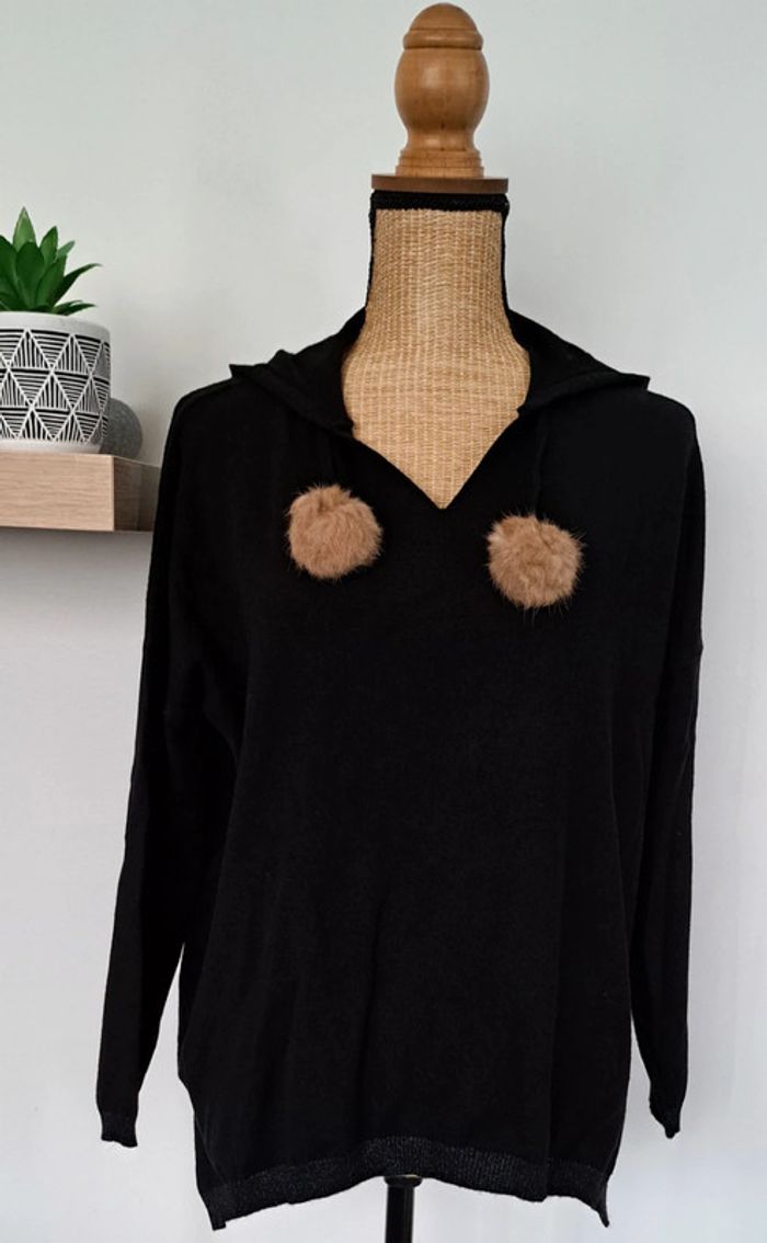 Pull noir Vintage Dressing