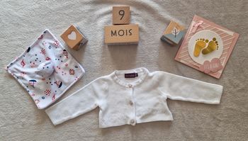 Gilet court blanc 9M - Sergent Major (TBE)