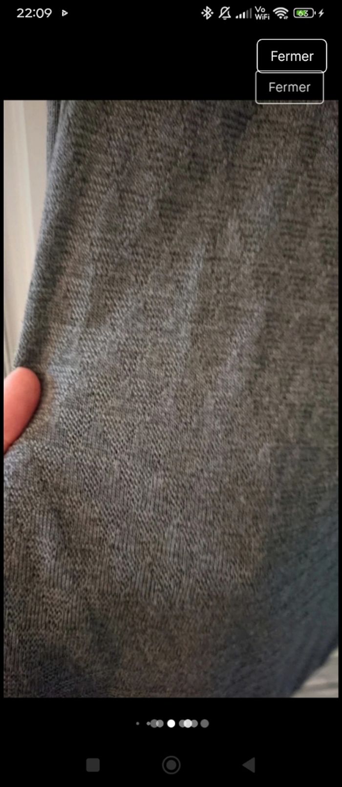 Robe pull grise - photo numéro 4