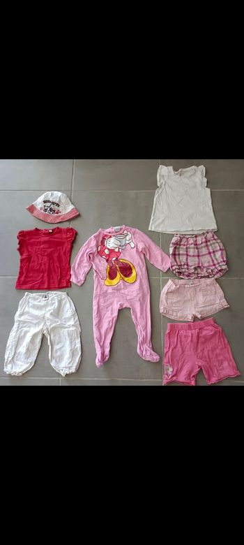 Lot de vêtements été bébé fille en 18 mois