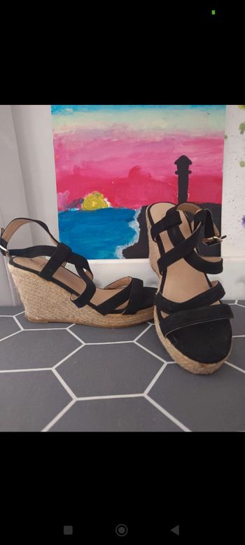 Sandales compensées
