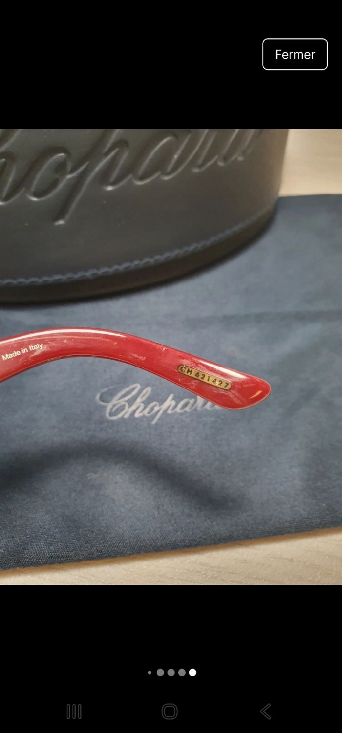 Lunettes de soleil Chopard édition limitée - photo numéro 7