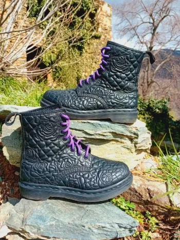 Dr. Martens Brauce roses effets capitonné 37