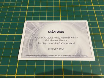 Carte créatures Vous invoquez Frei vizir des airs Monopoly Duel Masters Hasbro #A64