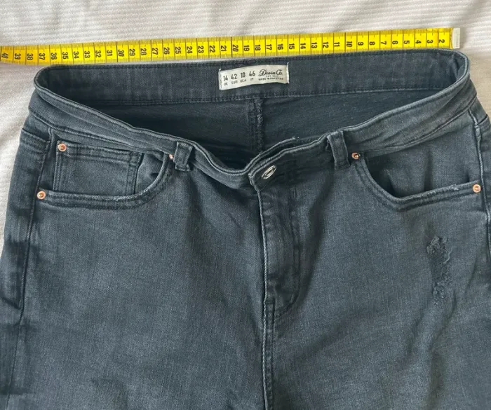 Jeans troués gris noir tailleXl denim co - photo numéro 7