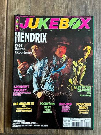 Ancien jukebox magazine - 212 - janvier 2005 - hendrix voulzy hallyday