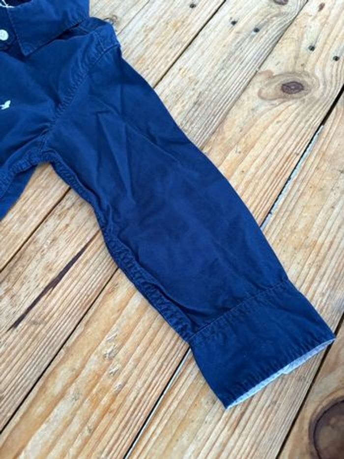 Chemise bleue H&M 2/3 ans - photo numéro 3