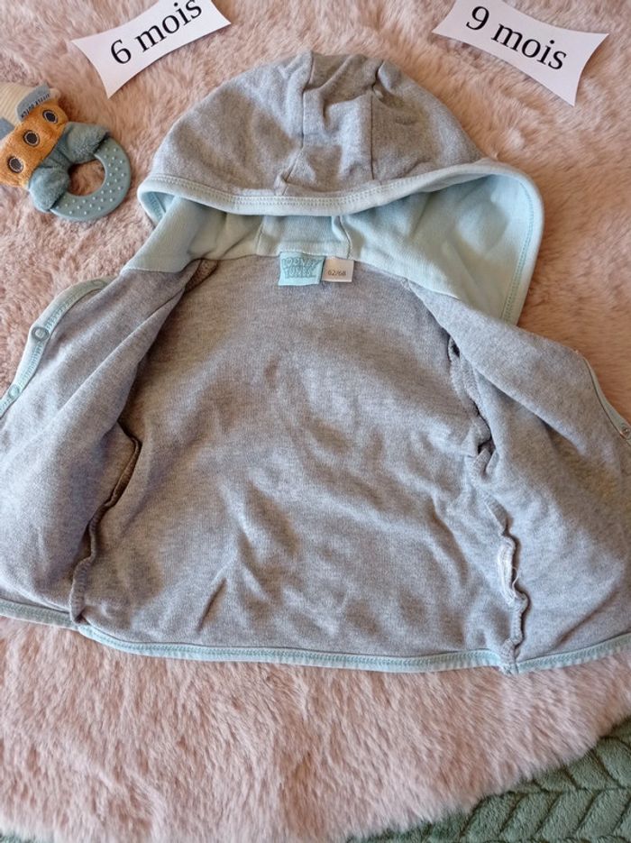 Gilet léger à capuche 6/9 mois - photo numéro 10