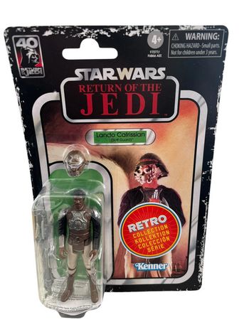 Figurine Star Wars Return Of The Jedi Lando Calrissian Retro Collection Kenner Hasbro neuf