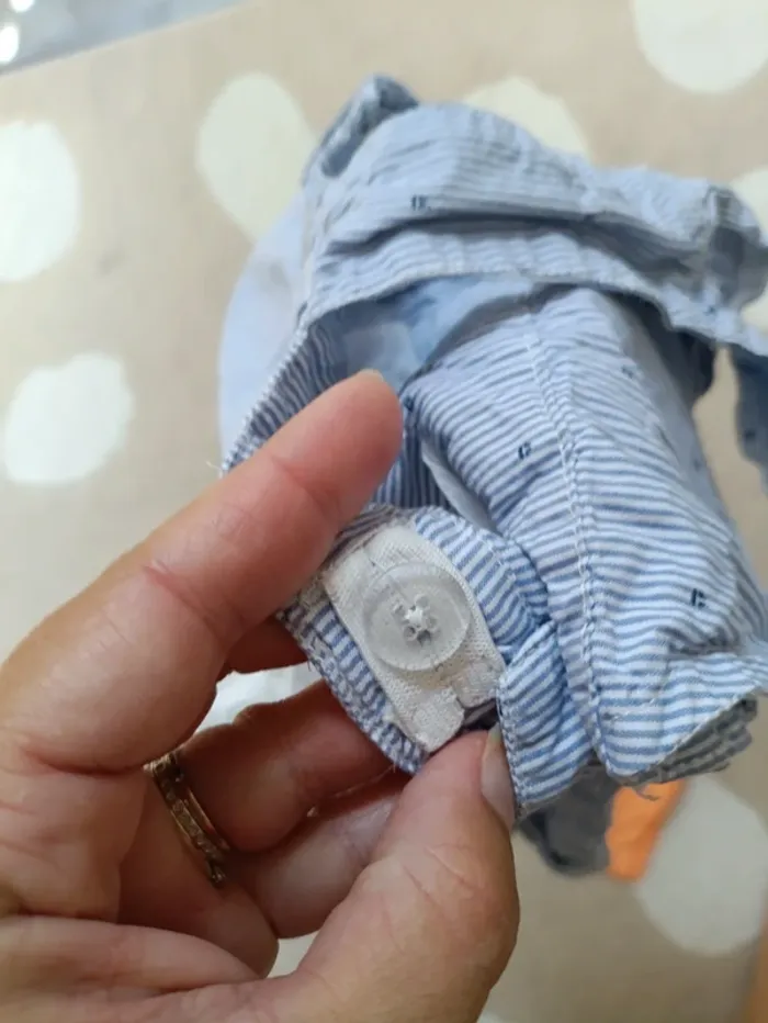 Ensemble salopette short et t-shirt 3 mois - photo numéro 6