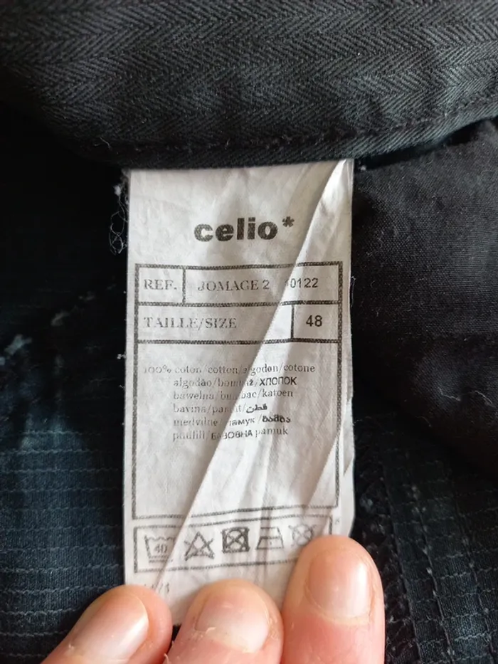 Pantalon noir homme Celio T.48 - photo numéro 13