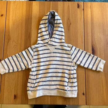 Pull à capuche marinière Zara 12 mois