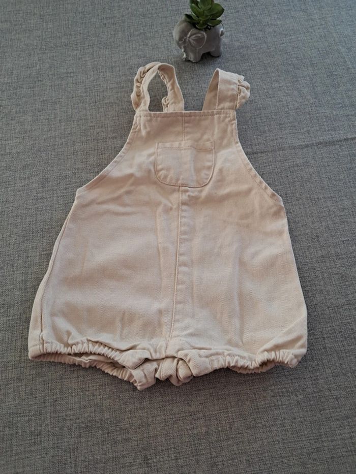 Salopette short en jean's - 24 mois - Kiabi