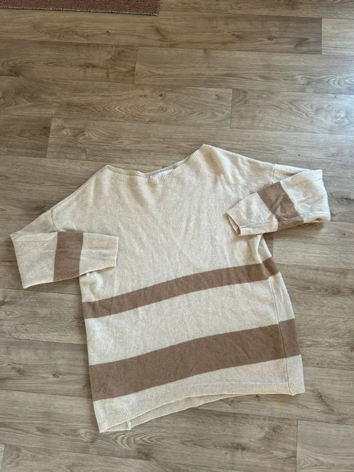 Joséphine pull enova beige taille L.40 Laine et cachemire . - photo numéro 6
