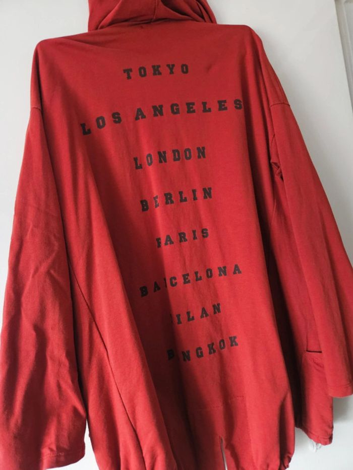 Gilet veste couleur rouille - photo numéro 3