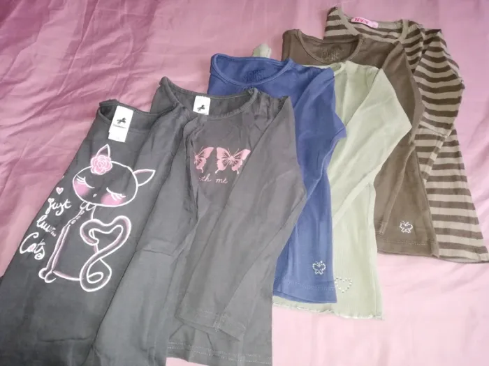 Lot de maillots longues manches