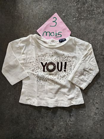 Haut "YOU" 3 mois