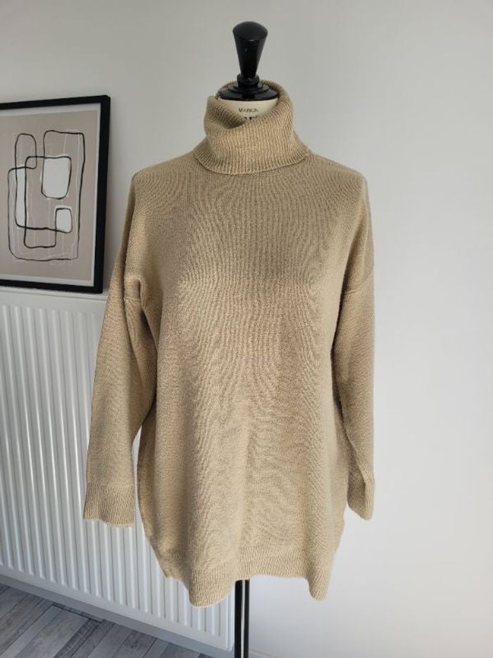 Robe pull beige S