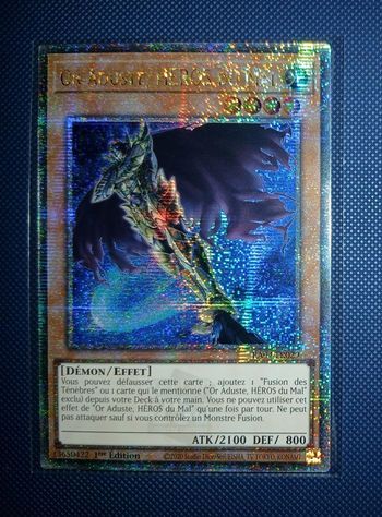 Yu-Gi-Oh ! Or Aduste, HÉROS Du Mal - RA04-FR029 - Quarter Century (QCSE)