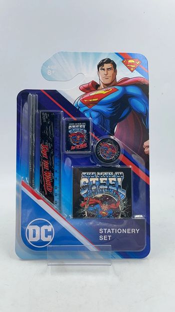 Set fourniture scolaire / Papeterie Dc Comics Super-Man neuf
