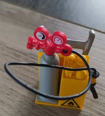 Playmobil 3678 chariot pour bouteille acétylène