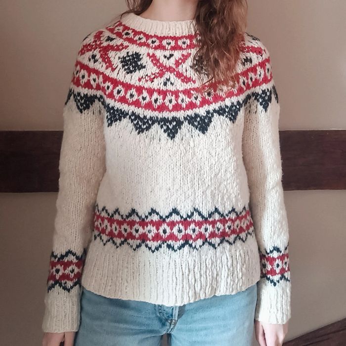 Pull Norvégien laine Léon & Harper