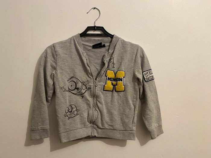 Sweat zippé minions - photo numéro 3