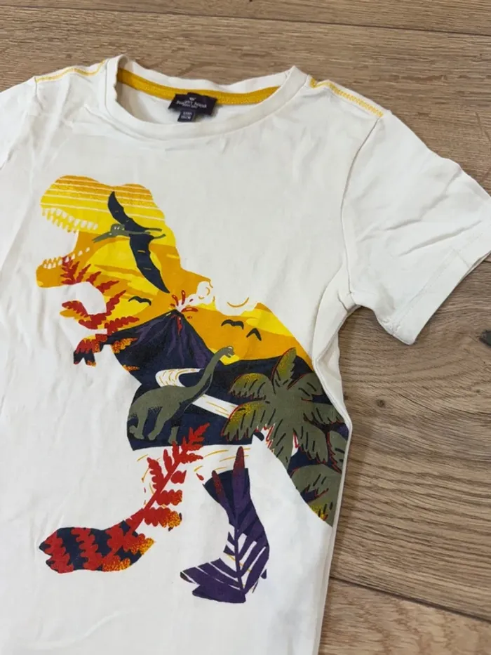 Tee-shirt Dinosaure 🦖 garçon - Sergent major taille 6 ans - photo numéro 2