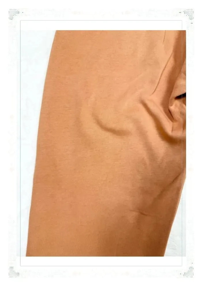 Nike jogging taille haute coupe large orange claire femme taille XS coton - photo numéro 11