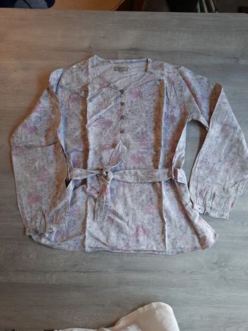 Chemisier manches longues fille 12 ans