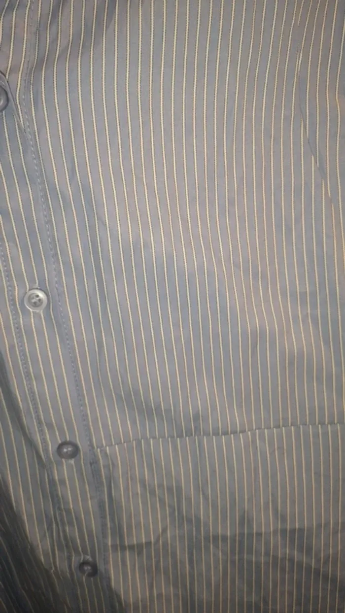 Robe cintrer bleu rayer - photo numéro 2