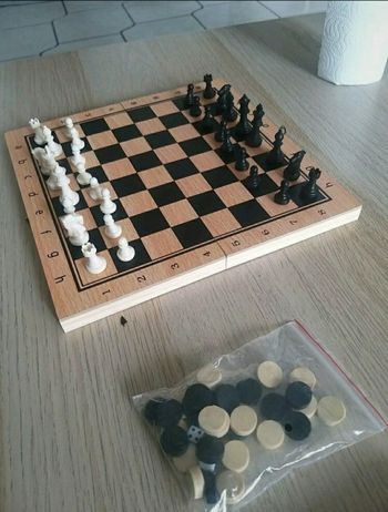 Jeu d'échec en bois