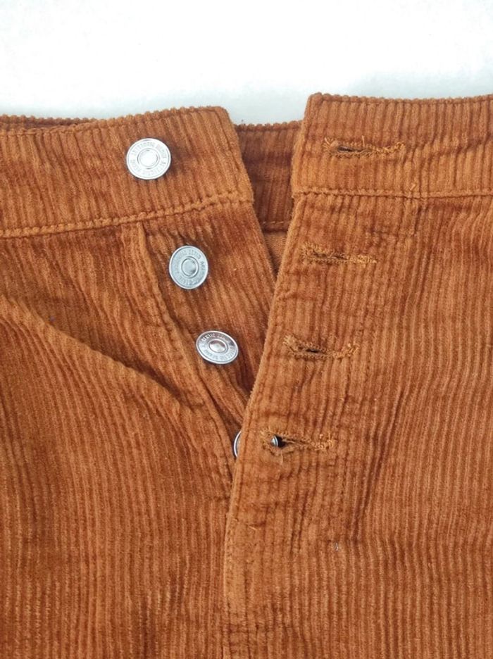 Mini-jupe droite velours côtelé camel / Jennyfer - 38/M - photo numéro 7