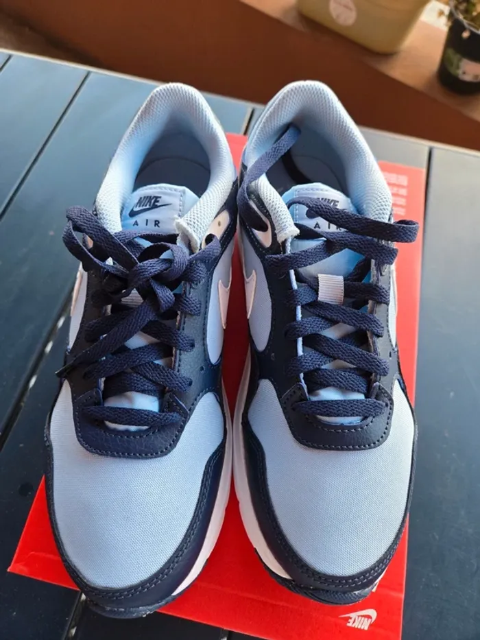 Nike air max bleu garcon taille 38,5 neuves - photo numéro 4