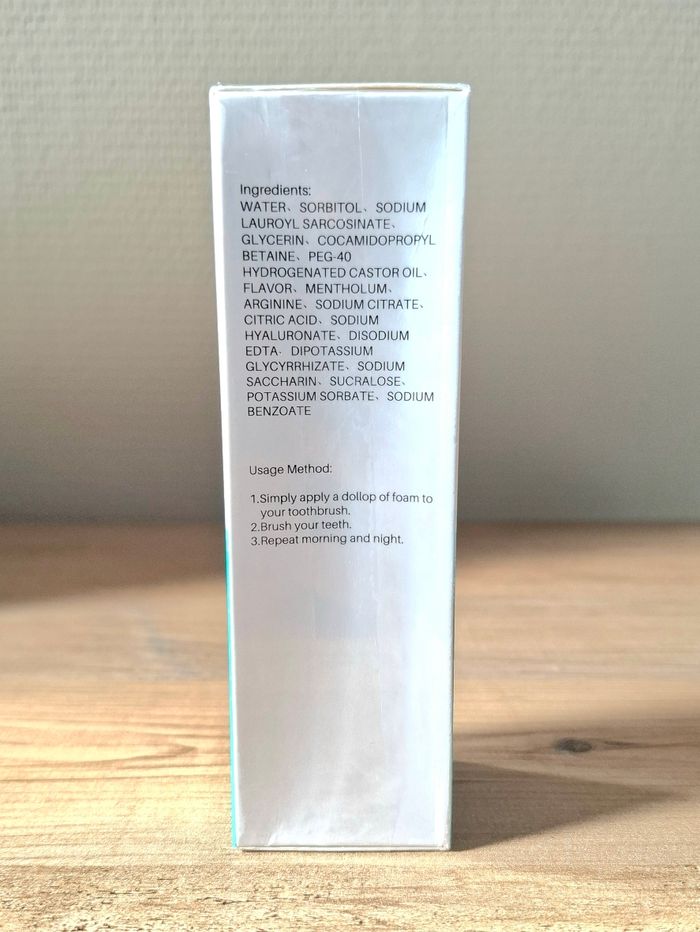 Dentifrice Mousse Blanchissant - photo numéro 2