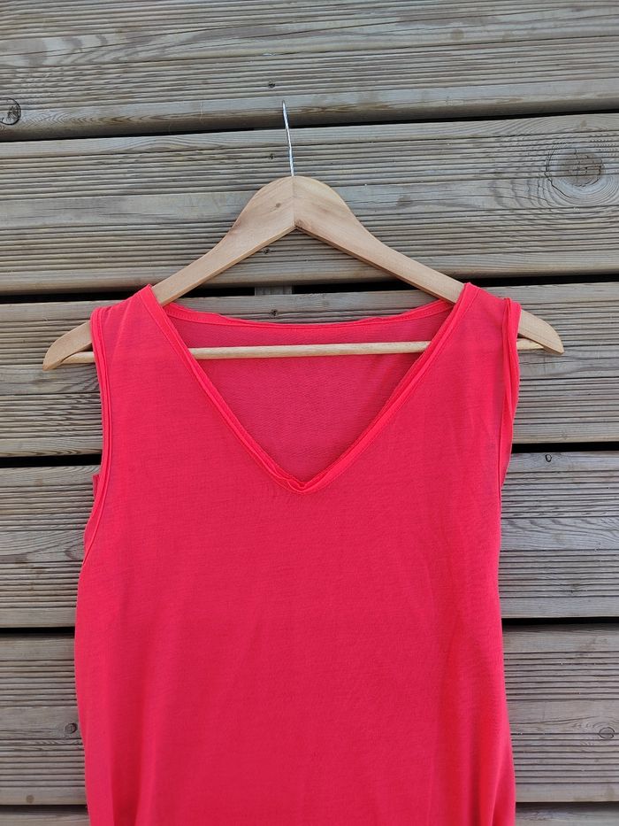 💖 Robe Longue Rose Fluo – Taille Unique – Sud Express - photo numéro 5
