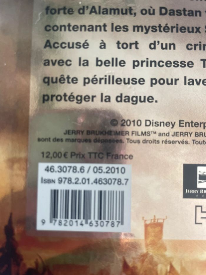 Livre Disney, Prince of persia - photo numéro 3