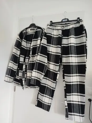 Ensemble a carreaux T XXL