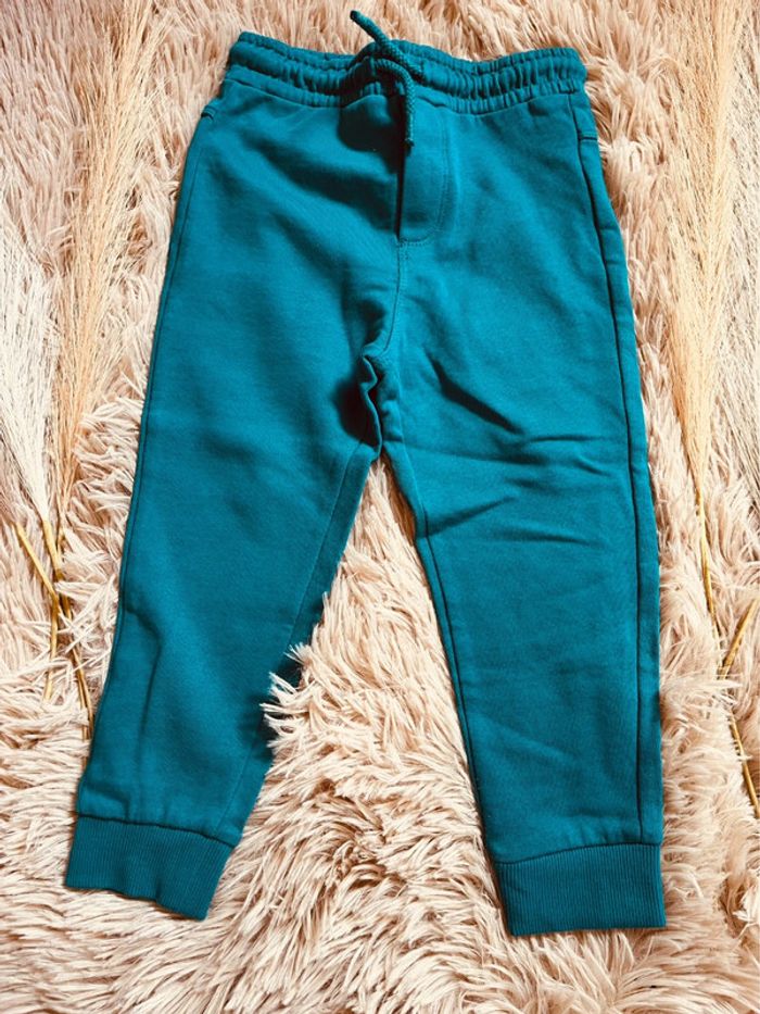 Pantalon jogging vert/bleu - photo numéro 2