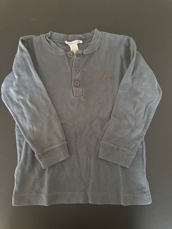 Pull fin Bonpoint gris 4 ans