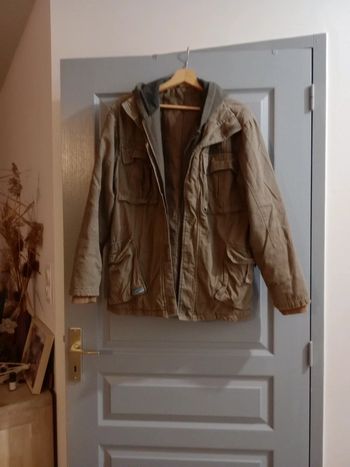 Manteau kaki 14 ans c49