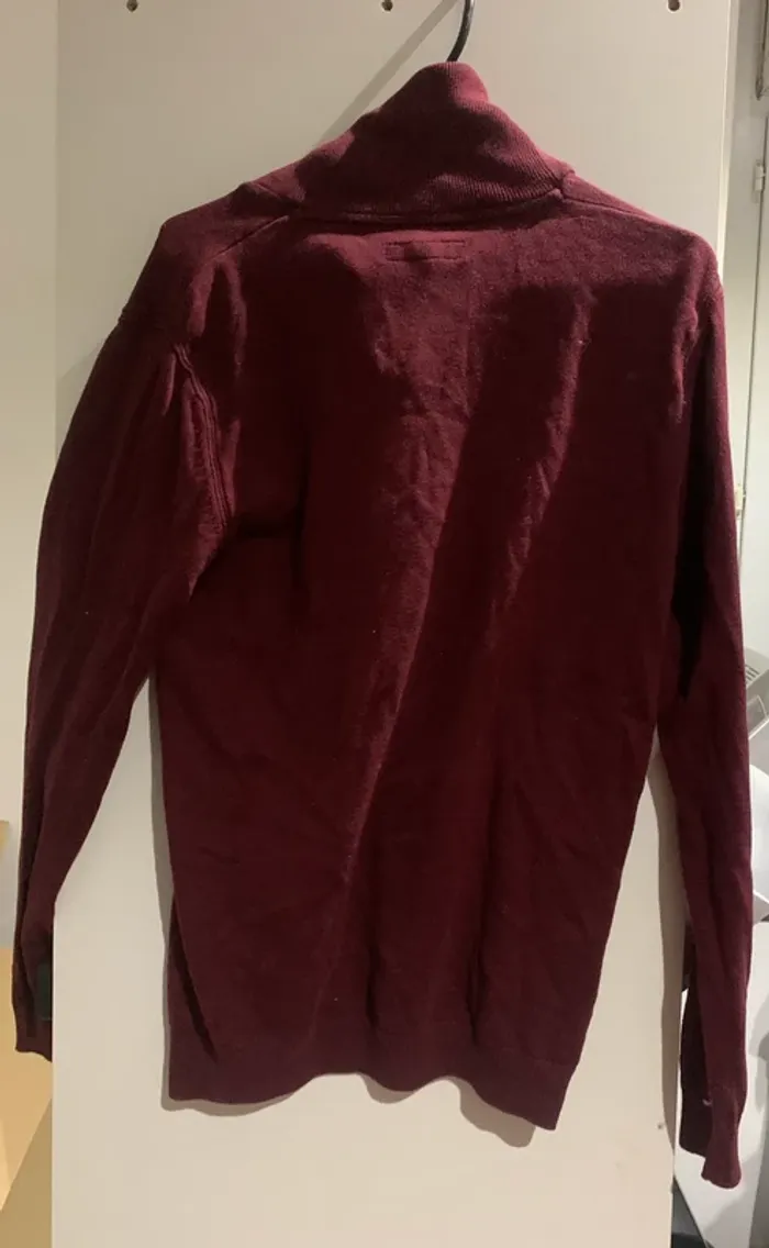 Pull bordeaux - photo numéro 2