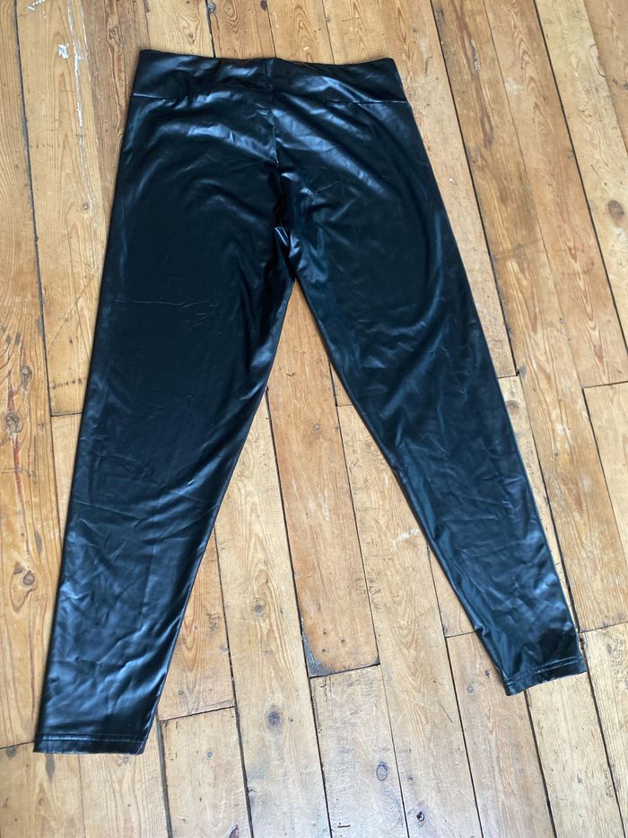 Caleçon legging Rainbow noir aspect latex 44/46 - photo numéro 5