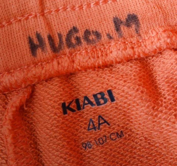 Short orange saumon kiabi 4ans - photo numéro 4