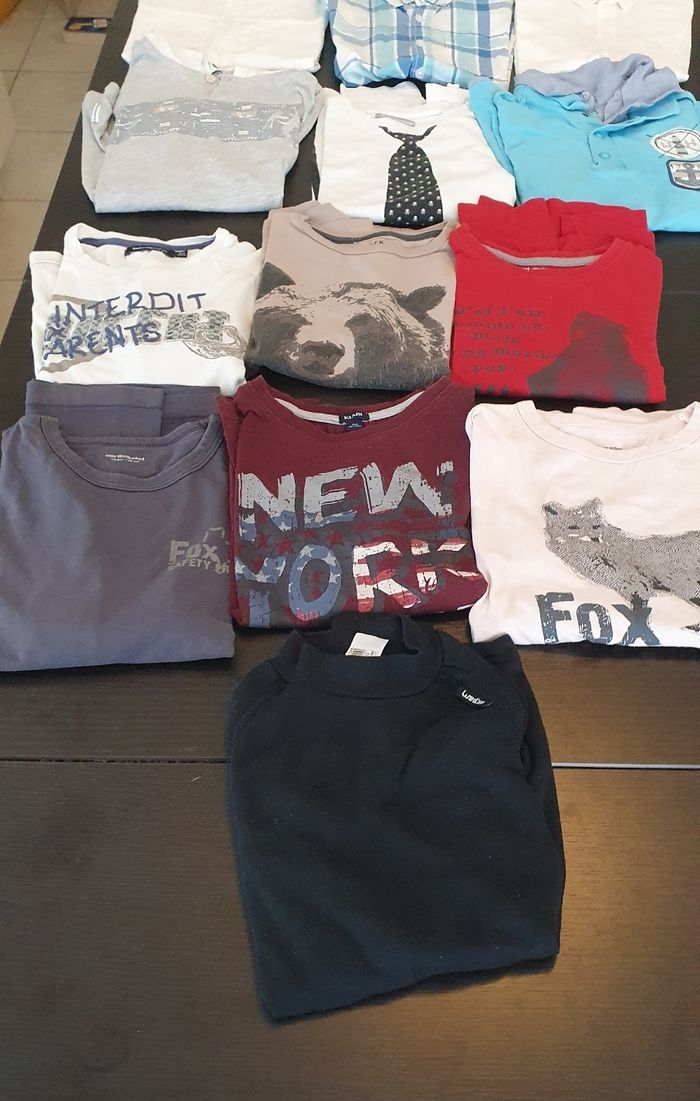 Lot de hauts manches longues en 10 ans - photo numéro 4