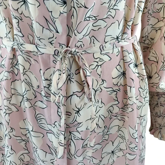 Robe fluide fleurie - Vila - Taille 36  A1116 - photo numéro 8