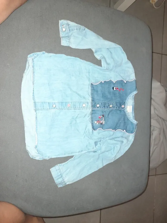 Blouse en jean 86 cm de chez h&m