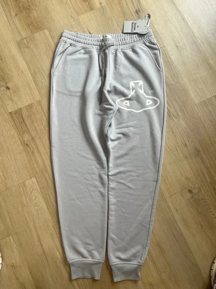 Jogging Vivienne Westwood Classic Gris Blanc Taille M - photo numéro 2