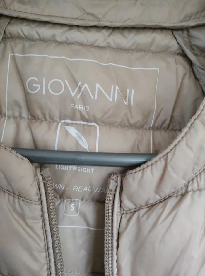 Veste matelassée mi-saison ,été beige taille 36 - photo numéro 6