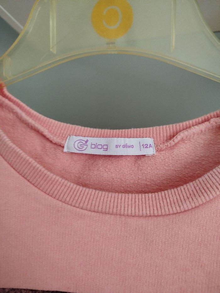 Sweat rose taille 12 ans Gemo - photo numéro 2